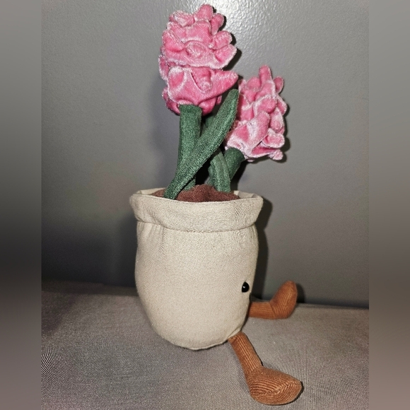 Jellycat AMUSEABLE HYACINTH PINK Soft Plush Toy Cute Garden RETIRED RARE HTF - Picture 5 of 5